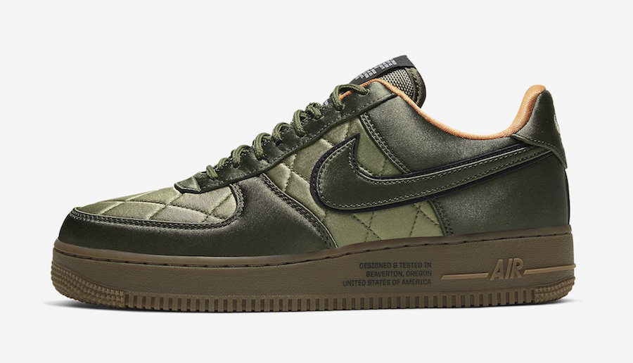 Nike Air Force 1 Quilted Green