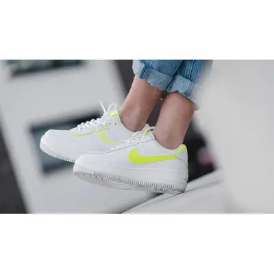 Nike Women's Air Force 1 Shadow White/Lemon Venom - CI0919-104