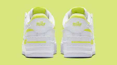 'Lemon Venom' Paints The Edges Of This Nike Air Force 1 Shadow