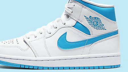 The UNC Retro Air Jordan 1 Gets Inverted In A White & Carolina Blue Colourway The UNC Retro Air Jordan 1 Gets Inverted In A White & Carolina Blue Colourway