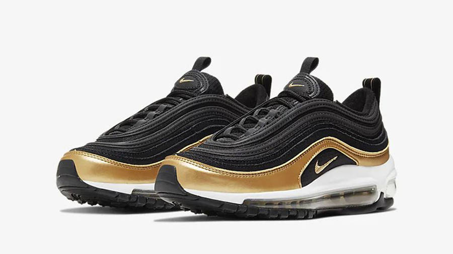 Nike Air Max 97 GS Black Gold 921522-014 front