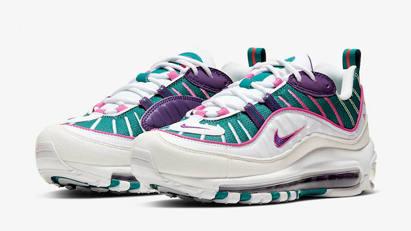 Nike Air Max 98 White Purple