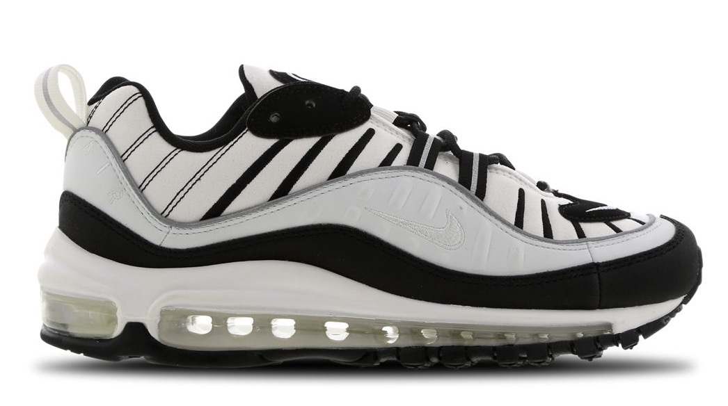 Nike Air Max 98 White bLack