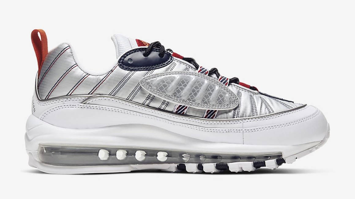 red black and silver air max 97