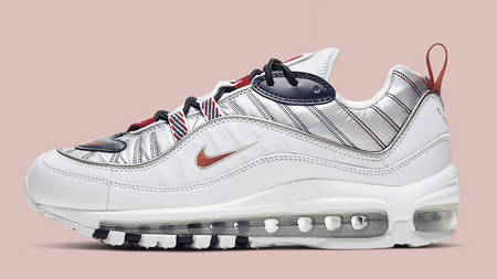 The Iconic Nike Air Max 98 Looks Futuristic In Metallic Silver The Iconic Nike Air Max 98 Looks Futuristic In Metallic Silver