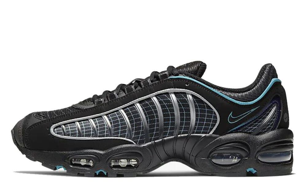 black and teal nike air