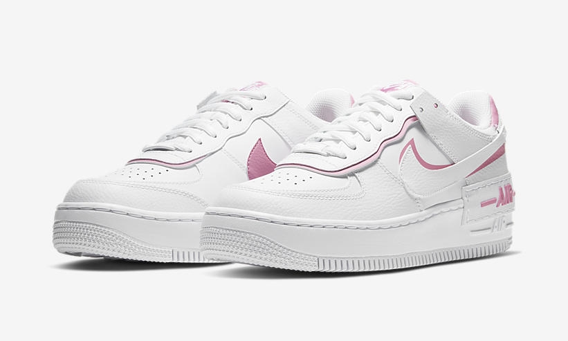 Nike AirForce 1 Shadow. White Pink