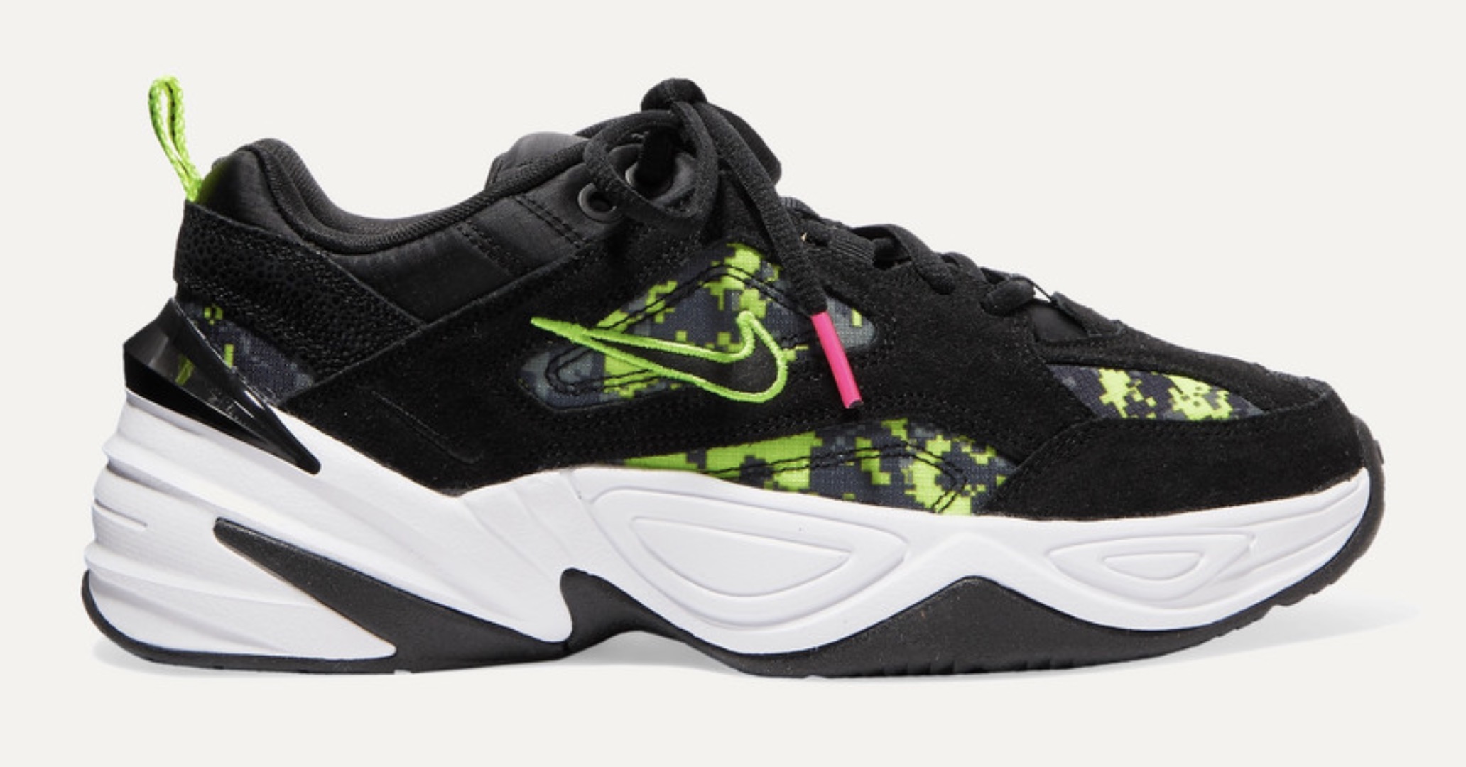 Nike M2K Tekno Camo Glitch Green
