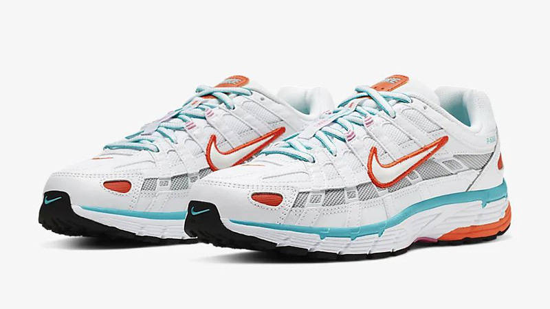 Nike P-6000 White Aqua