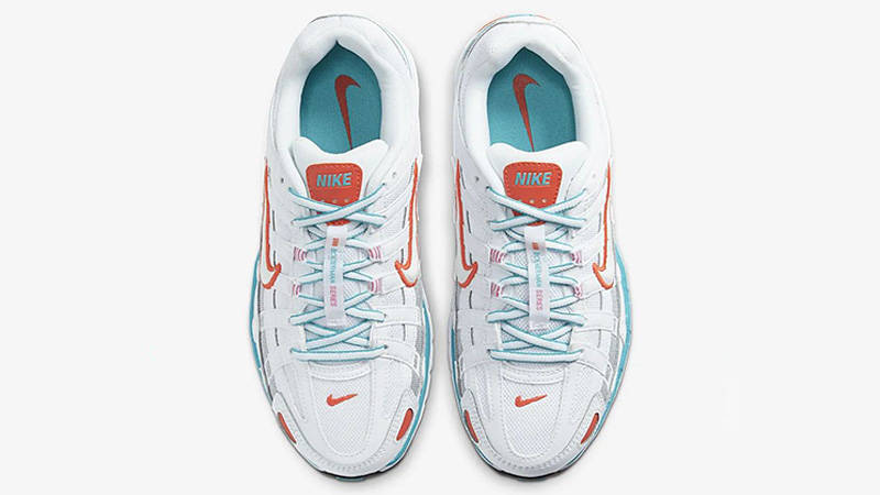 Nike P-6000 White Aqua