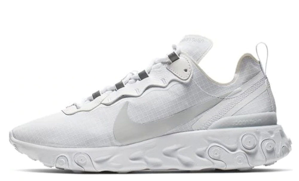 white nike react trainers cheap online