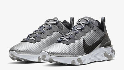 Nike React Element 55 Silver Grey CI3835-001 front