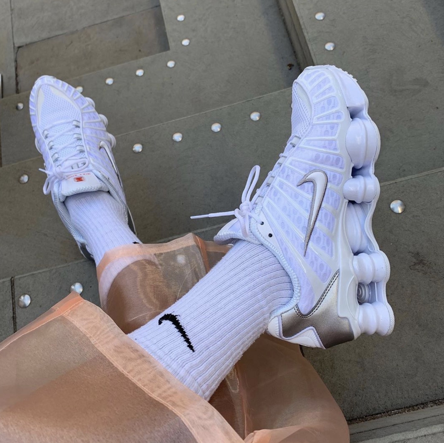 Nike Shox TL White