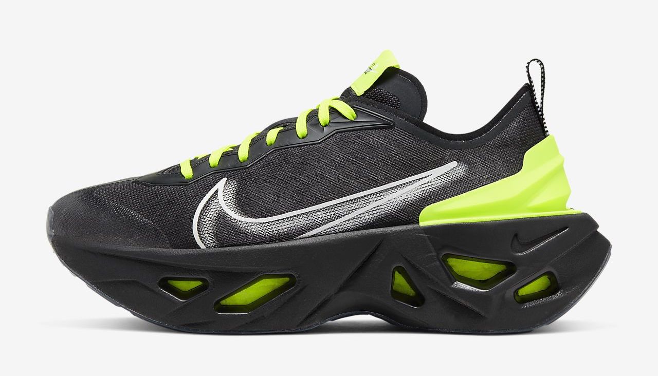 Nike ZoomX Vista Grind Black Lemon Venom side