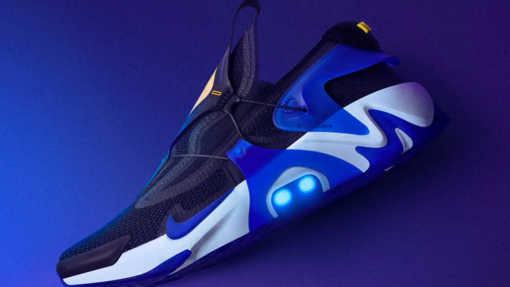 Image via Nike Nike adapt hurache blue black