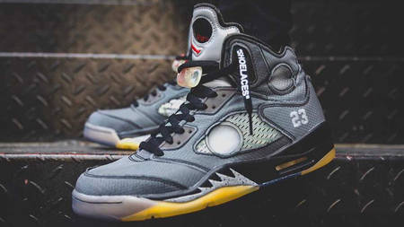 Virgil Abloh Confirms The Off-White x Air Jordan 5 "Black Metallic" Virgil Abloh Confirms The Off-White x Air Jordan 5 "Black Metallic"