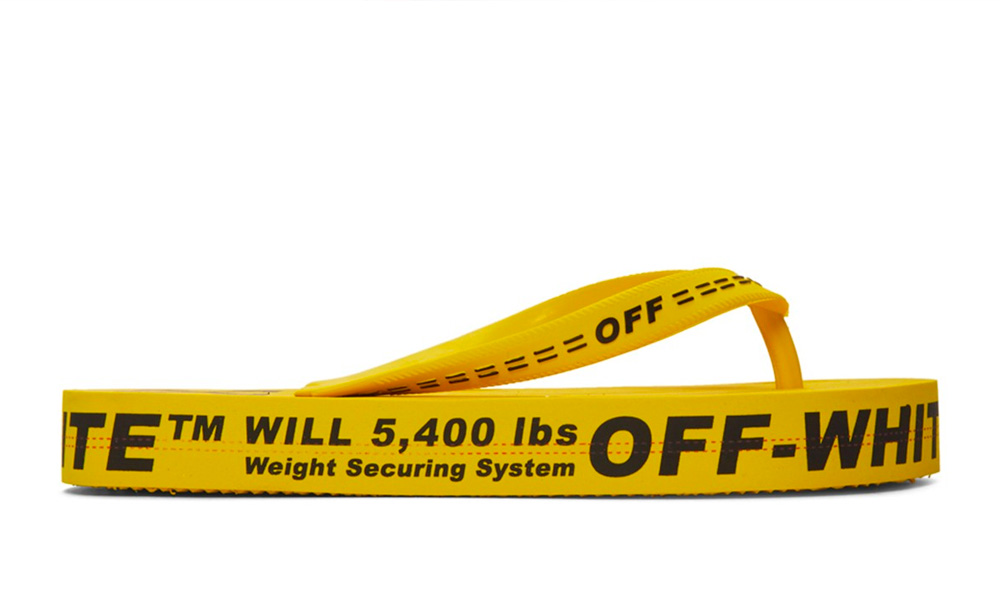 Off-White Crafts Flip Flop Yellow Black