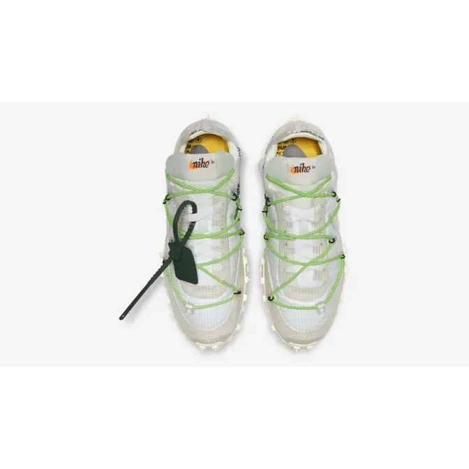 Off White x Nike Waffle Racer White Green Where To Buy CD8180 100 The Sole Supplier