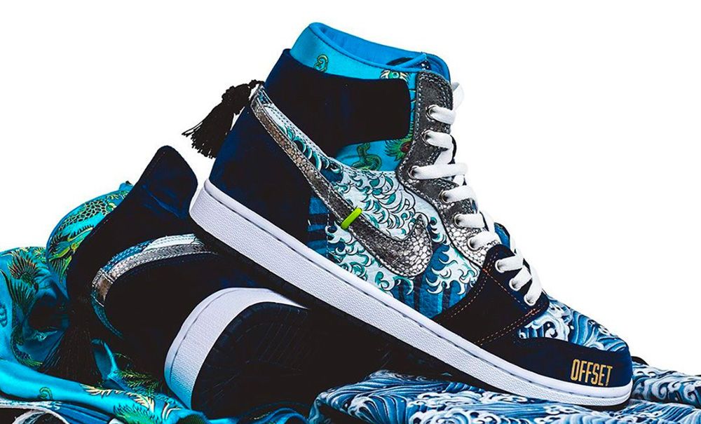Offset air jordan 1