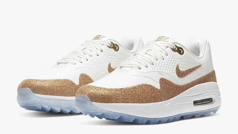 Swarovski x Nike Air Max 1 Golf White Gold