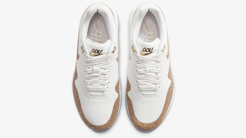Swarovski x Nike Air Max 1 Golf White Gold