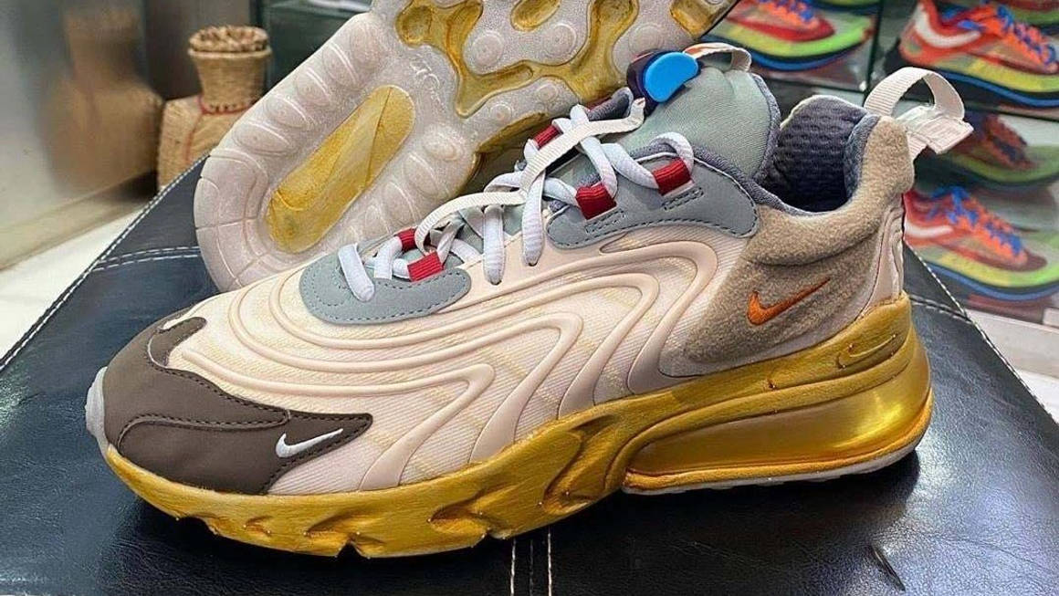 First Look At The Travis Scott X Nike Air Max 270 React Cactus Jack