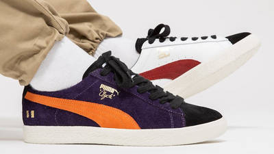 The Hundreds x PUMA Clyde Decades 372944-01 on foot side