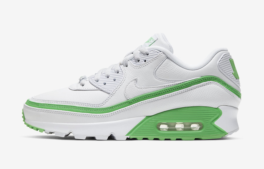 Undefeated-Nike-Air-Max-90-White-Green-Spark-CJ7197-104-Release-Date