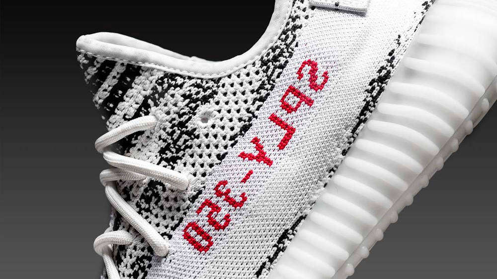 Image via Sneaker Politics Yeezy Boost 350 V2 "Zebra"