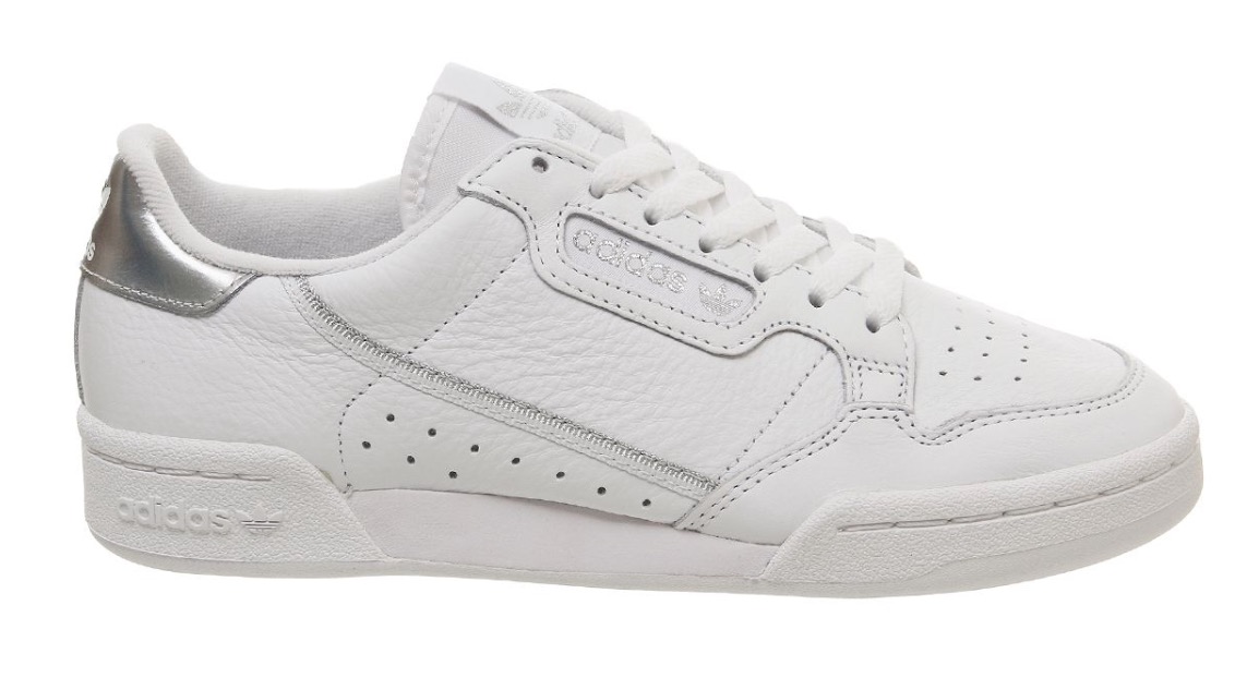 adidas Continental 80 White Silver
