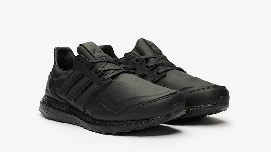 adidas Ultra Boost Leather Black EF0901 front