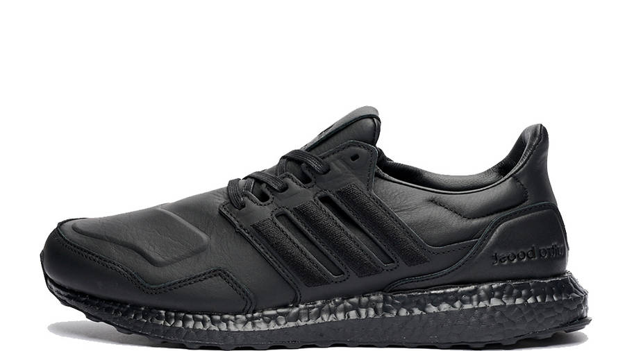 adidas triple black leather