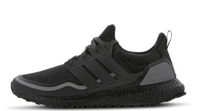 ultra boost black black dark grey