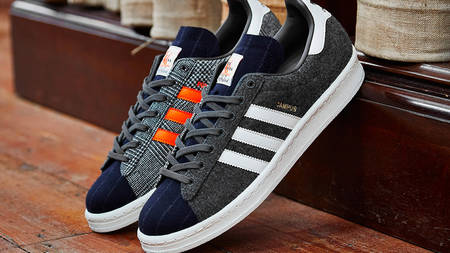 The size? x Fox Brothers x adidas Campus Sneaker Gives A Lesson In Texture The size? x Fox Brothers x adidas Campus Sneaker Gives A Lesson In Texture