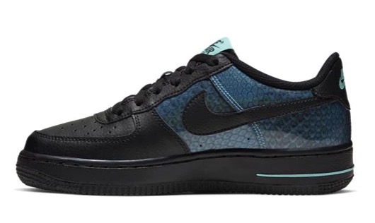 air force 1 baby dragon blue black