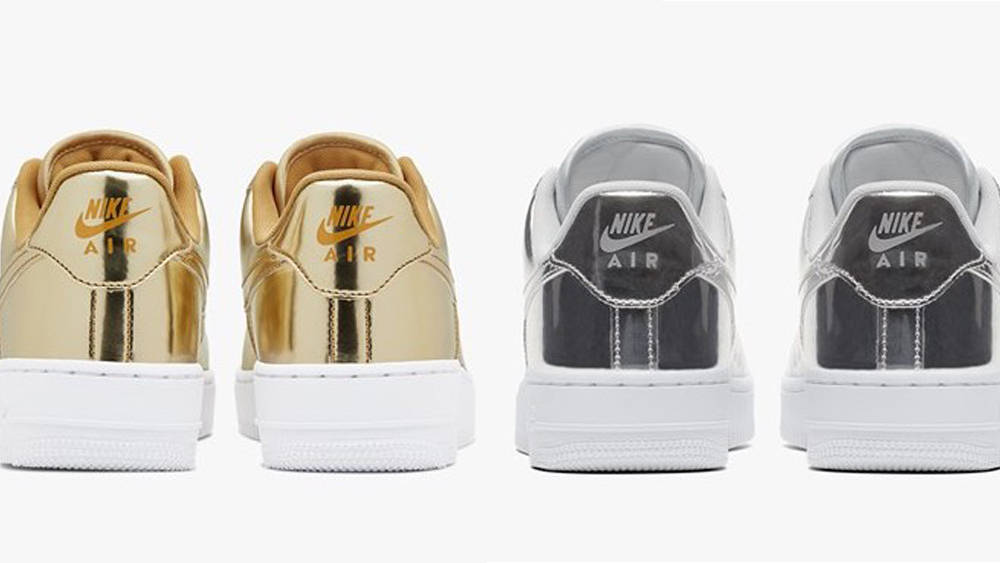 air force 1 metallic