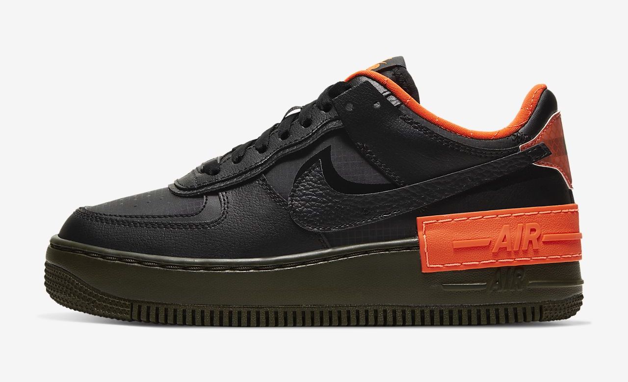air force 1 shadow orange black