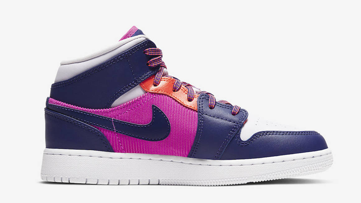 Corduroy Carries Into 2020 With This New Air Jordan 1 Mid In Fire Pink ...