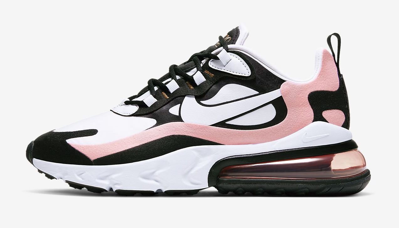 air max 270 react bleached coral black