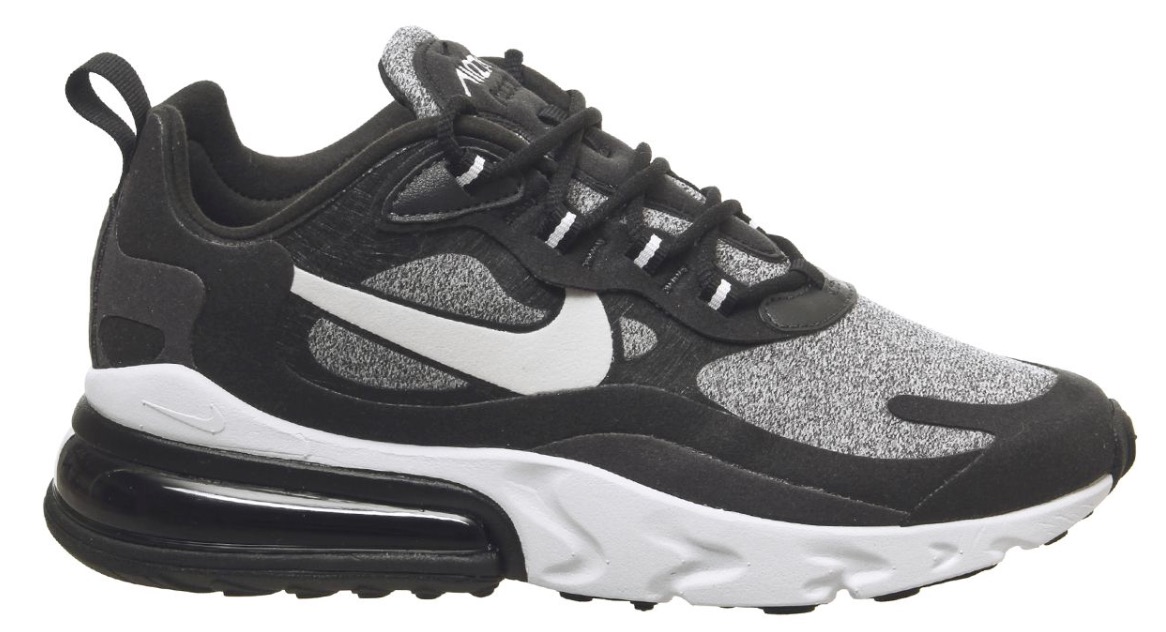 air max 270 react grey black