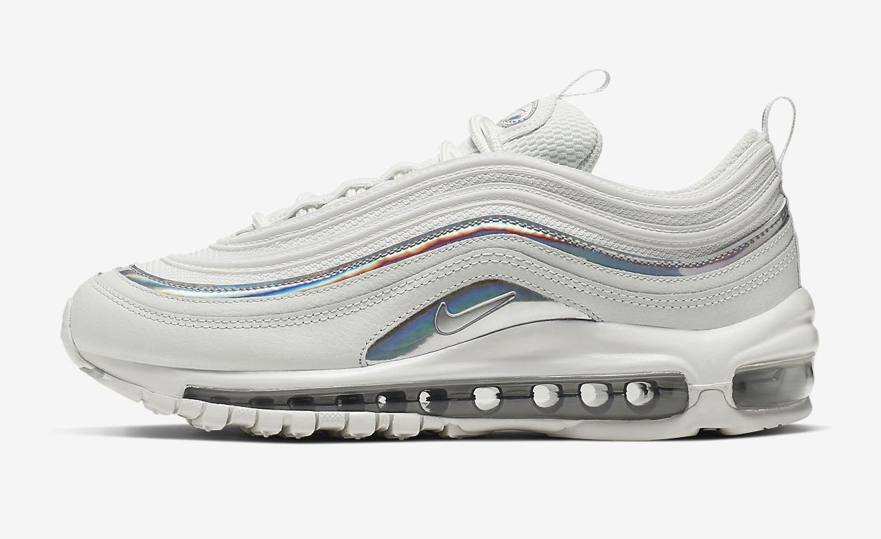 air max 97 holographic silver