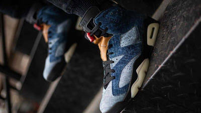 jordan 6 denim on feet