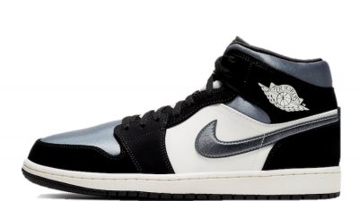 Jordan 1 Mid Grey Toe feature