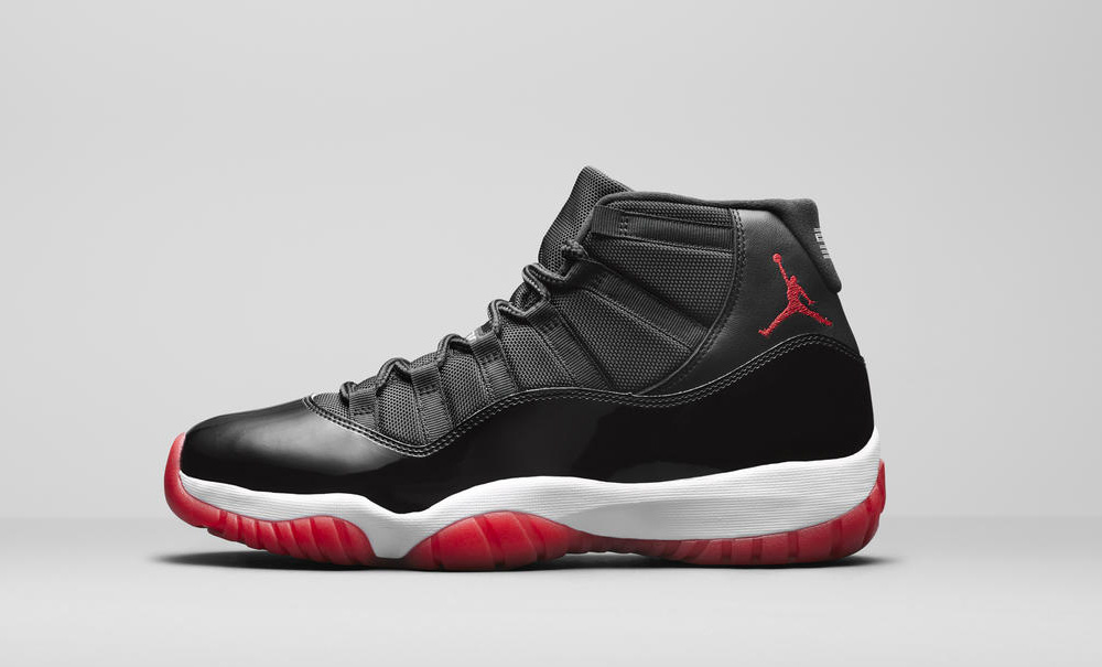 jordan 11 bred red black