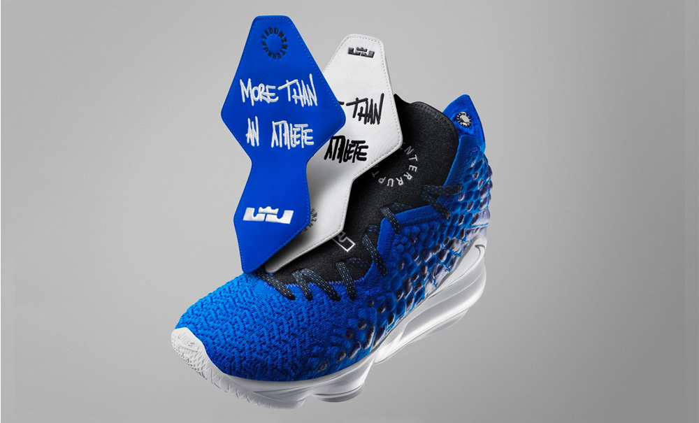 lebron james nike close up