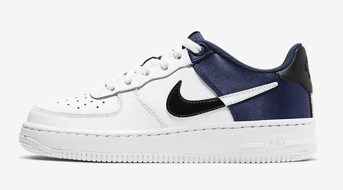 nike air force 1 nba white navy