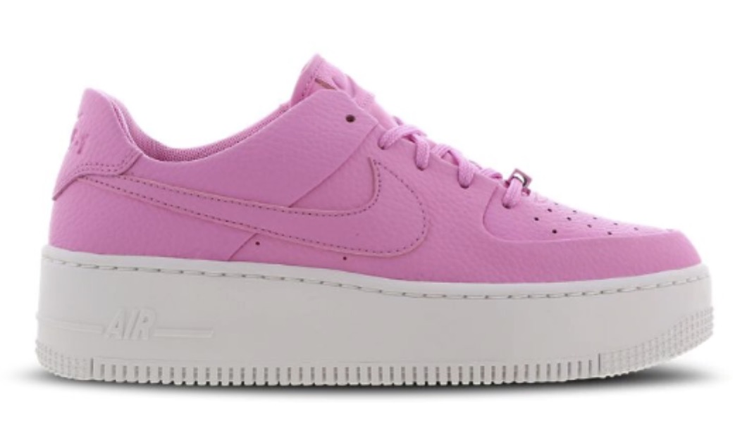 nike air force 1 sage pink white