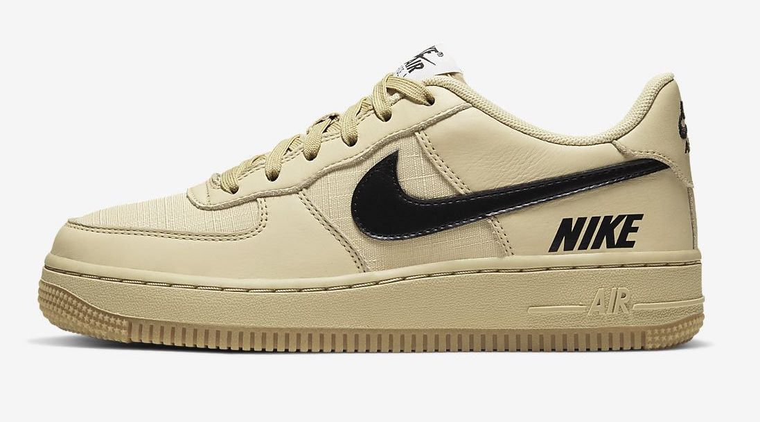 nike air force 1. lv8 team gold