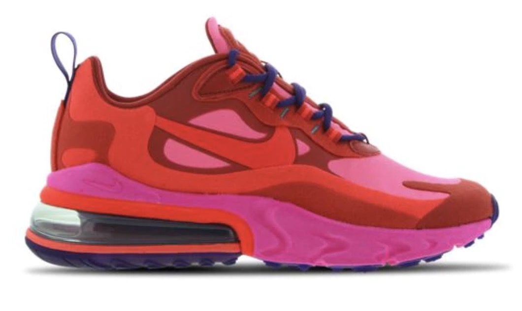 nike air max 270 react pink red