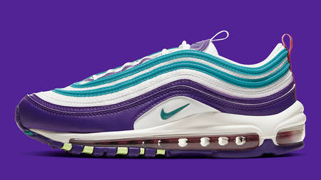 The Nike Air Max 97 "Charlotte Hornets" Is The Perfect Grape Sneaker The Nike Air Max 97 "Charlotte Hornets" Is The Perfect Grape Sneaker